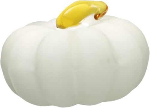 White Crystal Small Pumpkin Decoration Ornament