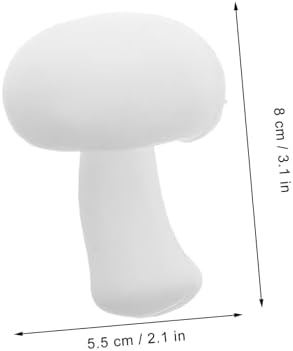 PRETYZOOM Realistic Mushroom Figurines for Kitchen Decor