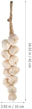 12pcs Halloween Garlic Garland Artificial Strings Indoor Decor