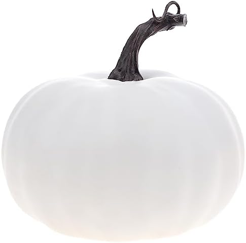 Gresorth 55 Inch Artificial White Pumpkin Decor