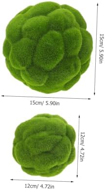 Cabilock 2Pcs Artificial Topiary Balls for Decor Centerpieces