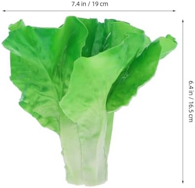 Artificial Lettuce Leaves Realistic Salad Decor Prop