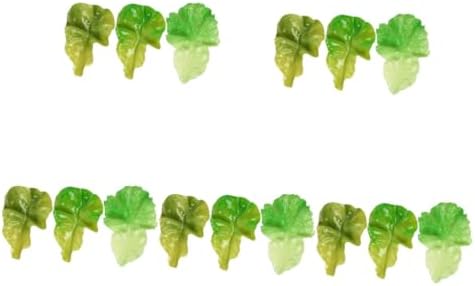 ARTIBETTER Realistic Artificial Lettuce Leaf Decor Set