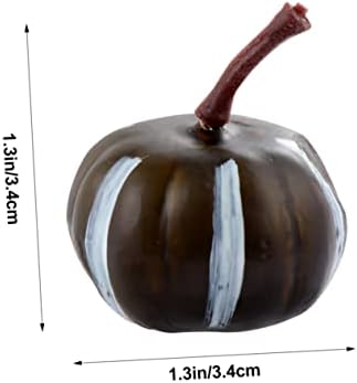 PRETYZOOM 20pcs Mini Artificial Pumpkins for Halloween Decorations