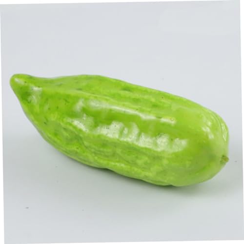 PRETYZOOM 4pcs Foam Bitter Melon Artificial Vegetable Props