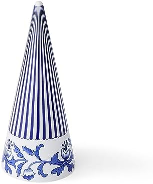Spode Blue Italian Cone Shaped Topiary 8 Inch