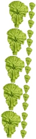 20PCS Artificial Lettuce Leaf Props for Home Restaurant Decor