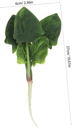 Realistic Artificial Spinach Decor for Home Kitchen