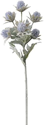3 Pack Artificial Thistle Flowers Blue Eryngiums Floral Arrangement