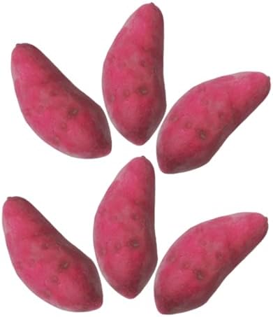 TOYANDONA 6pcs Lifelike Artificial Sweet Potato Decor