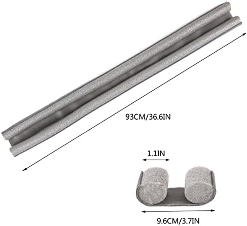 Large Door Draft Stopper 36 Inch Adjustable Gap Filler
