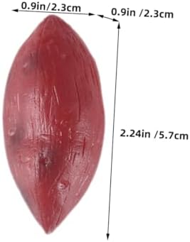 Kisangel 5pcs Lifelike Resin Sweet Potato Artificial Vegetable Decor