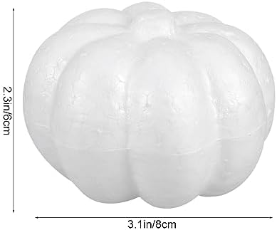 5pcs Rustic Artificial Foam Pumpkins for Halloween Fall Decor