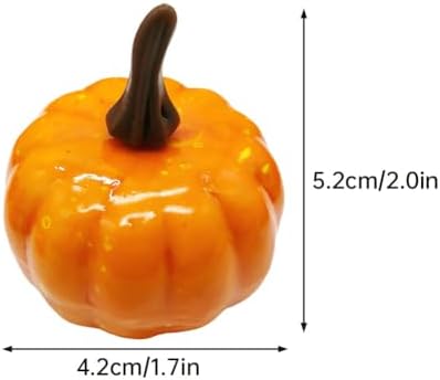 12PCS Artificial Pumpkins for Halloween Decor