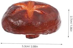 Garneck 6pcs Artificial Mushroom Decor for Kitchen and Halloween