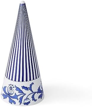 Spode Blue Italian Cone Shaped Topiary 8 Inch