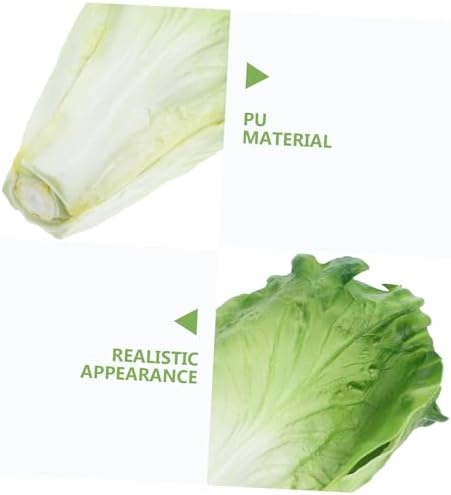 STOBAZA Realistic Artificial Lettuce Decor