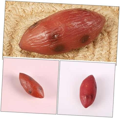 Sosoport 5pcs Realistic Artificial Sweet Potato Decorations