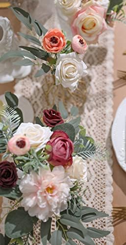 YYHUAWU Artificial Flowers Set for DIY Decorations