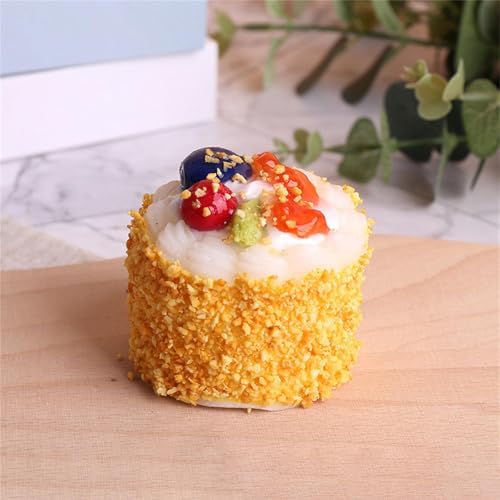 Realistic Artificial Chocolate Cake Model for Display and Photography