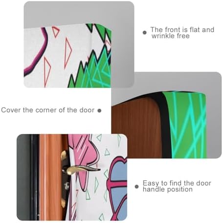 Susiyo Stretchy Door Cover for Festive Home Decor
