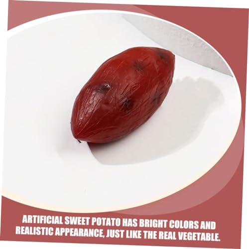 Kisangel 5pcs Lifelike Fake Sweet Potato Models