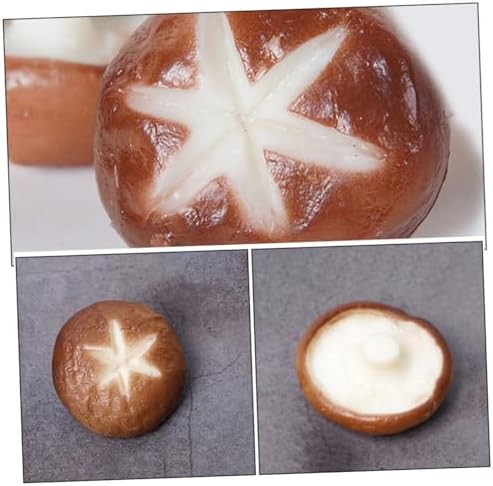 3pcs Mini Mushroom Photo Props Fake Mushroom Decor