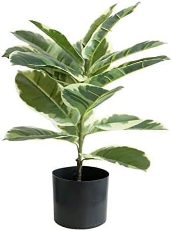 130cm Artificial Rubber Tree Indoor Outdoor Decor