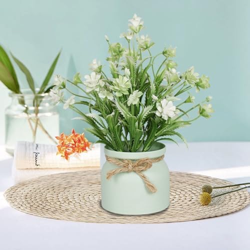 4pcs Artificial Potted Plants Set for Home Office Decor