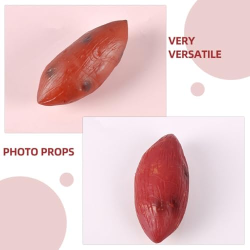 Realistic Vegetable Models Set of 6 Resin Fake Sweet Potatoes