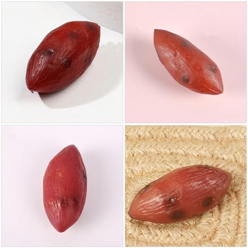 Realistic Vegetable Models Set of 6 Resin Fake Sweet Potatoes