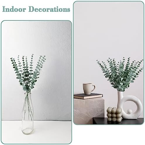 Sukh 24pcs Artificial Eucalyptus Stems for Decor