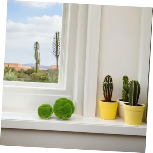 Cabilock 2Pcs Artificial Topiary Balls for Decor Centerpieces