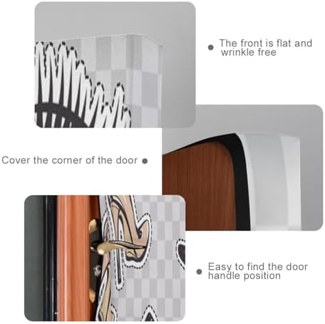 Susiyo Halloween Door Cover with Stretch Fabric