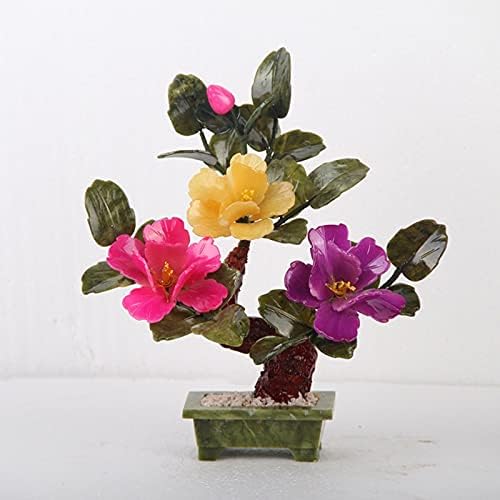 Artificial Bonsai Tree with Jade and Peony Decor
