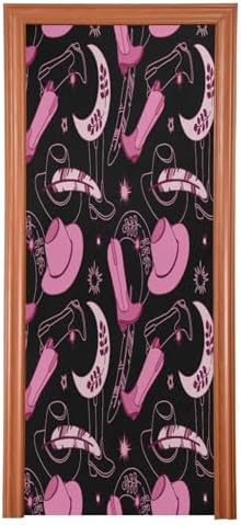 Susiyo Retro Halloween Door Cover 32x79 in