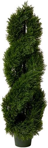 Nearly Natural Double Pond Cypress Artificial Topiary 4ft H