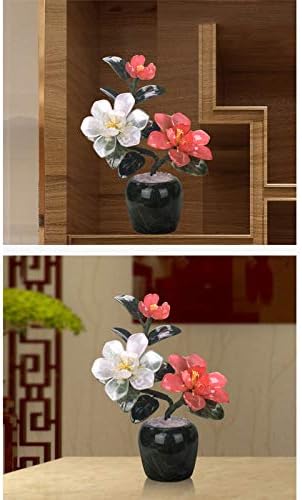Artificial Peony Bonsai Tree Indoor Decoration