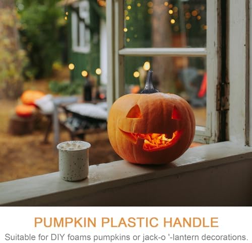 Jojofuny Artificial Foam Pumpkin Stems 24 Pack
