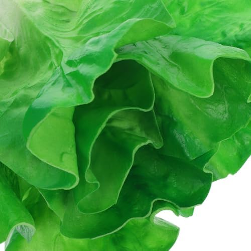 Artificial Lettuce Leaves Realistic Salad Decor Prop