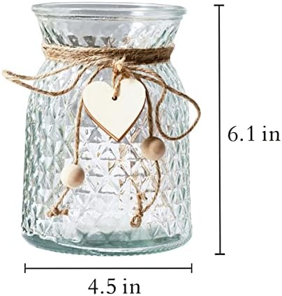 Artificial Blue Flowers with Vase Table Decor