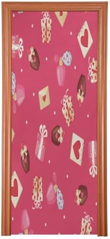 Susiyo Red Lips Bows Door Cover 36x98in