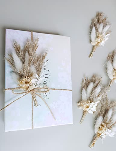Mini Dried Flower Bouquet Set of 6 Boho Decor