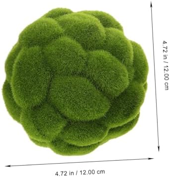 2pcs Artificial Topiary Moss Balls Decorative Garden Sphere