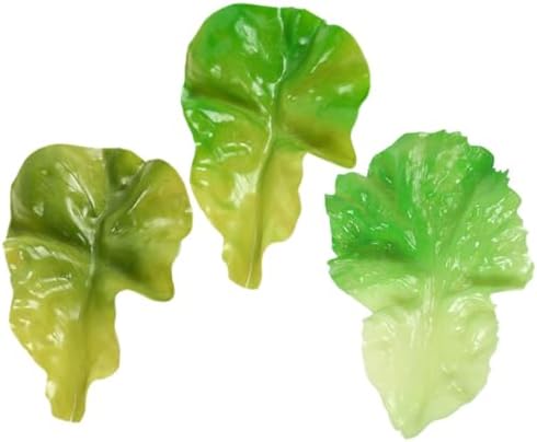 ARTIBETTER Realistic Artificial Lettuce Leaf Decor Set