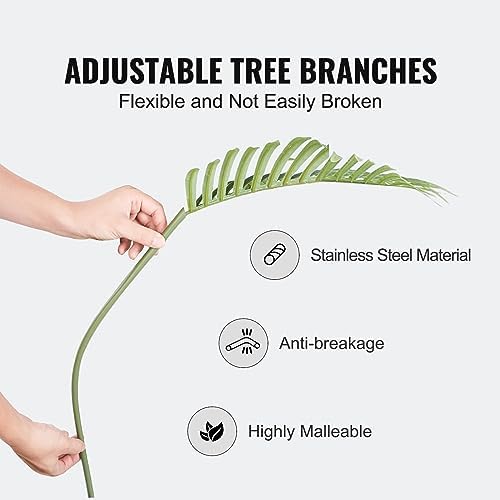 VEVOR 65 FT Artificial Golden Cane Palm Tree