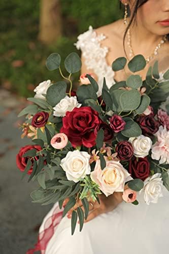 YYHUAWU Artificial Flowers Set for DIY Decorations