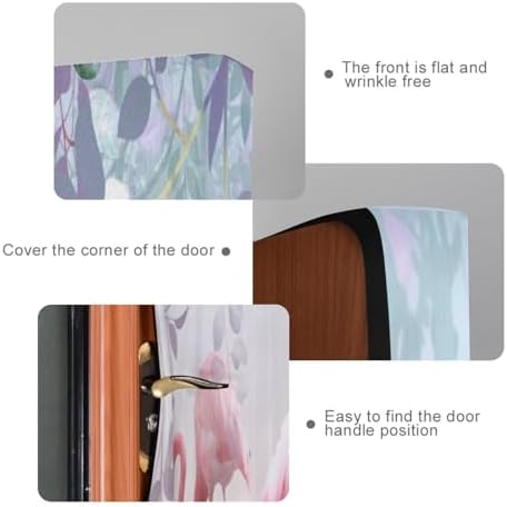 Susiyo Flamingos Garden Halloween Door Cover