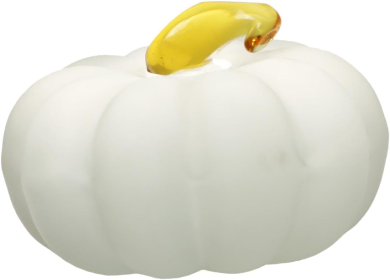 White Crystal Small Pumpkin Decoration Ornament