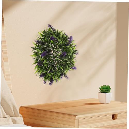 Wakauto Artificial Lavender Topiary Decor Ball